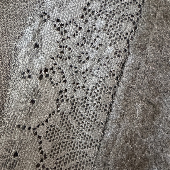 New Free People All Yours Mini Dress in black with lace details - Picture 7 of 8